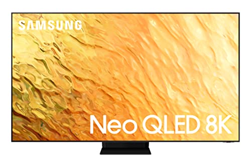 SAMSUNG 65-Inch Class Neo QLED 8K QN800B Series Mini LED Quantum HDR 32x, Dolby Atmos, Object Tracking Sound+, Ultra Viewing Angle, Smart TV with Alexa Built-In (QN65QN800BFXZA, 2022 Model)