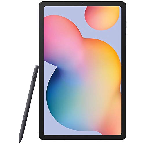 Samsung Galaxy Tab S6 Lite w/S Pen (64GB, 4GB) 10.4, Face Unlock, Octa-Core Exynos 9610, 7040mAh Battery Wi-Fi Tablet SM-P610 - US Model (Book Cover + 64GB SD Bundle, Oxford Gray)