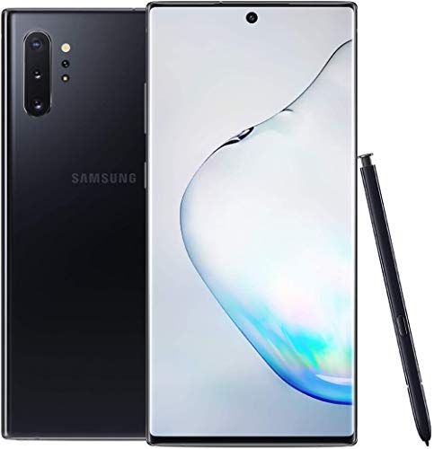 Samsung Galaxy Note 10+ Factory Unlocked Cell Phone with 256 GB (U.S. Warranty), Aura Black/ Note10+ (Renewed)