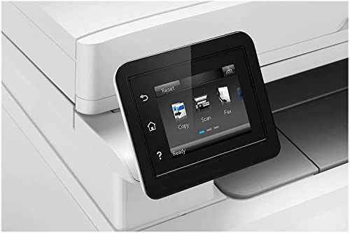 HP Color Laserjet Pro M283cdw Wireless All-in-One Laser Printer, Print Scan Copy Fax, Auto 2-Sided Printing, 22ppm, 600x600DPI, 260-Sheet, Remote Mobile Print, White, Durlyfish Ten cartridges