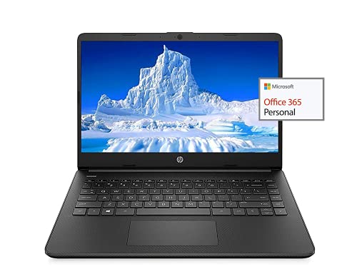 2022 Newest HP 14" HD Laptop Light-Weight, AMD 3020e(Up to 2.6GHz), 8GB RAM, 128GB SSD + 64GB eMMC, 1 Year Office 365, WiFi, Bluetooth 5, USB Type-A&C, HDMI, Webcam w/Ghost Manta Accessories