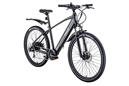 Avalanche Electric Bikes Diablo Mountain Bike E-Bike (Green), Black, L / 5`8″-6`4″