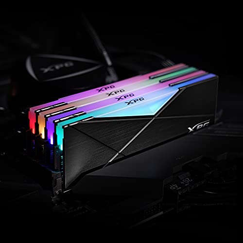 XPG DDR4 D55 RGB 16GB (2x8GB) 3200MHz PC4-25600 U-DIMM 288-Pins Desktop Memory CL16 kit Black (AX4U32008G16A-DB55)