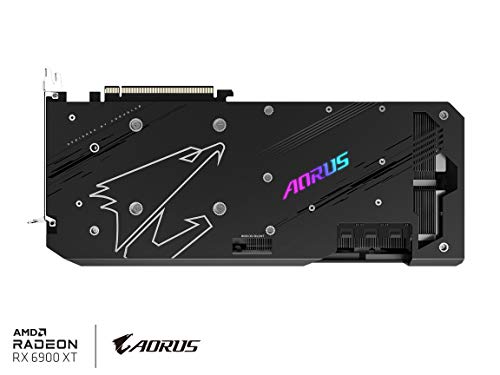 GIGABYTE AORUS Radeon RX 6900 XT Master 16G Graphics Card, MAX-Covered Cooling, 16GB 256-bit GDDR6, GV-R69XTAORUS M-16GD Video Card