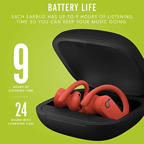 Beats Pro Totally Wireless and High-Performance Bluetooth Earphones -Lava Red (Renewed)