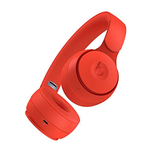 Beats Solo Pro Wireless Noise Cancelling On-Ear Headphones - Red (Renewed Premium)