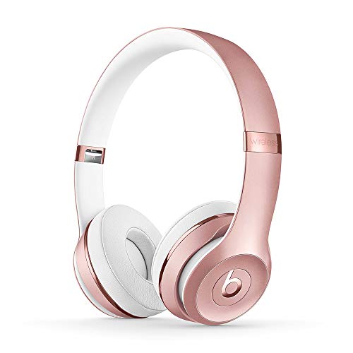 Beats Solo3 Wireless On-Ear Headphones - Apple W1 Headphone Chip, Class 1 Bluetooth, 40 Hours of Listening Time, Built-in Microphone - Rose Gold (Latest Model) - AOP3 EVERY THING TECH 