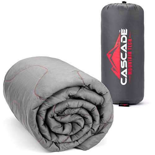 Cascade Mountain Tech Camping Blanket - Lightweight Outdoor Blanket for Camping, Picnics, Concerts, and Travel - 72" x 48"