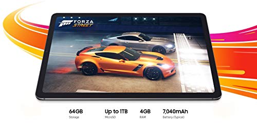 Samsung Galaxy Tab S6 Lite w/S Pen (128GB, 4GB) 10.4, Octa-core Exynos 9610, 7040mAh Battery, Android 10, Wi-Fi Tablet SM-P610 (64GB SD Bundle) (Angora Blue)