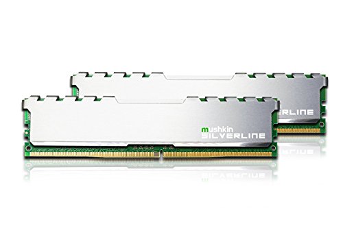 Mushkin SILVERLINE Series – DDR4 Desktop DRAM – 64GB (2x32GB) UDIMM Memory Kit – 3200MHz (PC4-25600) CL-22 – 288-pin 1.2V RAM – Non-ECC – Dual-Channel – Stiletto V2 Silver Heatsink – (MSL4U320NF32GX2)