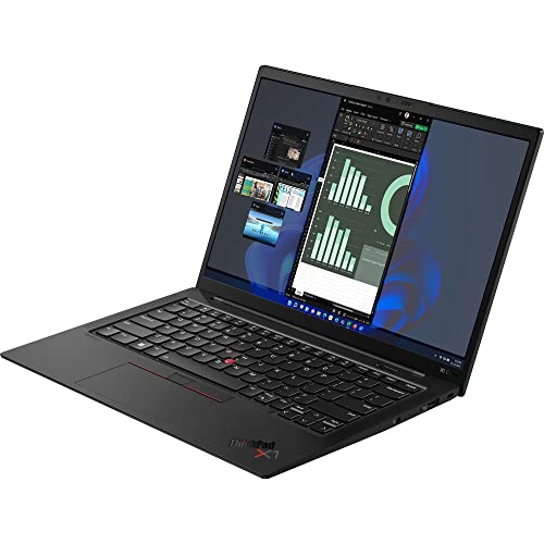 Lenovo 2023 ThinkPad X1 Carbon Gen 10 Laptop 14" WUXGA IPS 12th Intel 12-Core i7-1260P Iris Xe Graphics 16GB LPDDR5 2TB SSD WiFi 6E HDMI Thunderbolt4 Backlit KB Fingerprint Windows 10 Home w/ RE USB
