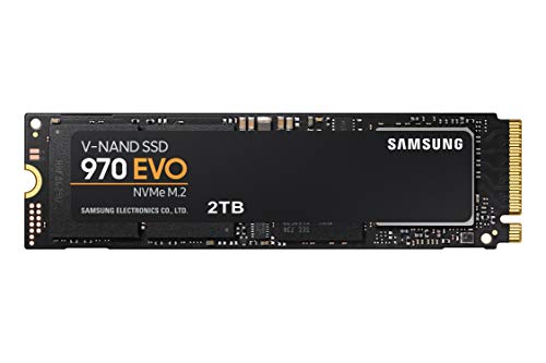 SAMSUNG 970 EVO SSD 2TB - M.2 NVMe Interface Internal Solid State Drive with V-NAND Technology (MZ-V7E2T0BW)