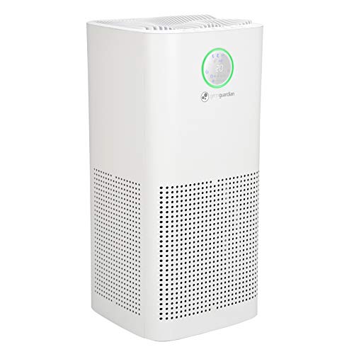 GermGuardian AC5109W 6-in-1 Hi-Performance Air Purifier with HEPA Filter, UV-C, Ionizer,Odor Reduction & Air Quality Sensor