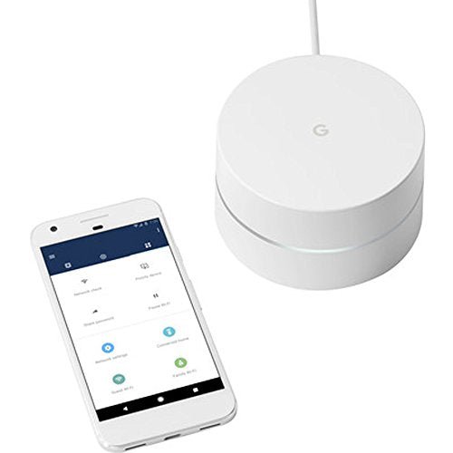 Google Wi-Fi 3-Pack (GA00158-US) with 3X Deco Gear WiFi Outlet Wall Mount White