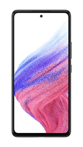 SAMSUNG Galaxy A53 5G A Series Cell Phone, Factory Unlocked Android Smartphone, 128GB, 6.5” FHD Super AMOLED Screen, Long Battery Life, US Version, Black