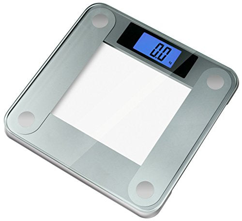 Ozeri Precision II Digital Bathroom Scale (440 lbs Capacity), with Weight Change Detection Technology & StepOn Activation, Clear