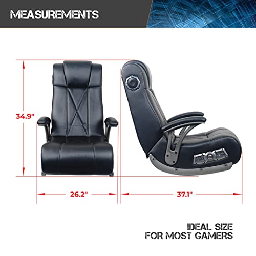 X Rocker Pro Series SE+ 2.1 Audio Gaming Chair, Black