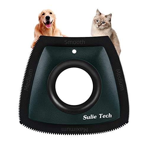 Sulie Tech Pet Hair Detailer Dog Hair Remover, Cat Hair Remover, Pet Hair Remover for Auto Detailing, Couch, Furniture, Lint, Carpet (Dark Green)