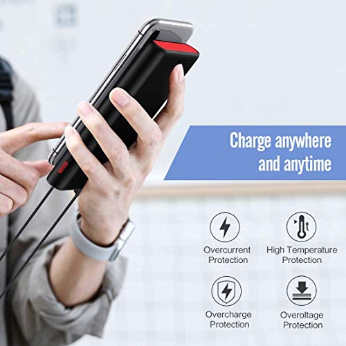 Portable Charger Power Bank 25800mAh, Ultra-High Capacity Fast Phone Charging with Newest Intelligent Controlling IC, 2 USB Port External Cell Phone Battery Pack Compatible with iPhone,Android etc