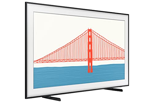 Samsung QN75LS03AA 75" LS03AA Series UHD LED 4K Smart TV with a Samsung VG-SCFA75WTB 75" The Frame Customizable Bezel - Modern White (2021)