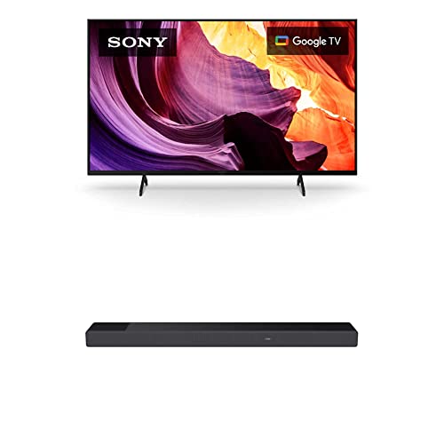 Sony 50 Inch 4K Ultra HD TV X80K Series: LED Smart Google TV with Dolby Vision HDR KD50X80K- 2022 Model&Sony HT-A7000 7.1.2ch 500W Dolby Atmos Sound Bar Surround Sound Home Theater