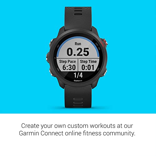 Garmin Forerunner 245 Music, GPS Running Smartwatch with Music and Advanced Dynamics, Black