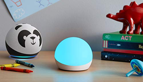 Echo Glow - Multicolor smart lamp for kids, a Certified for Humans Device – Requires compatible Alexa device