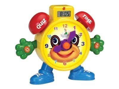 PowerTRC Tell The Time Electronic Learning Teach Time Clock Educational Toy | Education Toy | Learning Clock and Telling Time | Kids