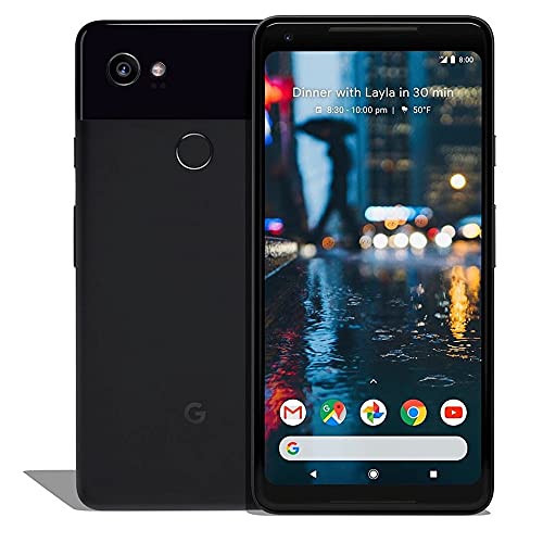 Google Pixel 2 XL 64GB Unlocked GSM/CDMA 4G LTE Octa-Core Phone w/ 12.2MP Camera - Just Black