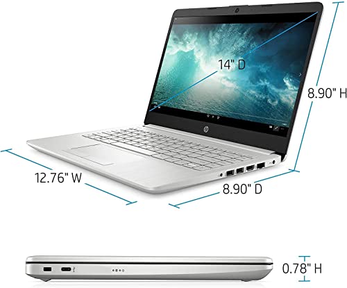 2022 HP 14" FHD Laptop for Business and Student, AMD Ryzen3 3250U (up to 3.5 GHz), 16GB RAM, 1TB HDD+128GB SSD, Ethernet, Webcam, WiFi, Bluetooth, HDMI, Fast Charge, Win10, w/Ghost Manta Accessories