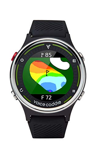 Voice Caddie Golf G1 Golf GPS Watch w/Green Undulation and Slope,Black,G1_Watch