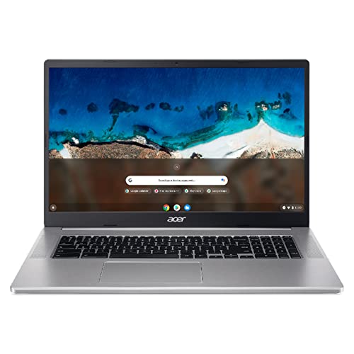 2022 Acer Chromebook 317, 17.3 Full HD Acer Laptops, Intel Celeron N4500, 4GB RAM, 64GB eMMC, Gigabit WiFi 6, Bluetooth 5.0, Google Chrome OS,chromebook acer + YSC Accessory