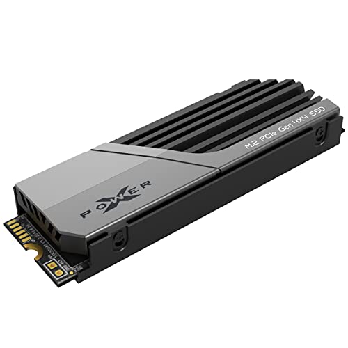 Silicon Power 4TB XS70 - Works with Playstation 5, Nvme PCIe Gen4 M.2 2280 Internal Gaming SSD R/W Up to 7,200 MB/6,800/s (SP04KGBP44XS7005)