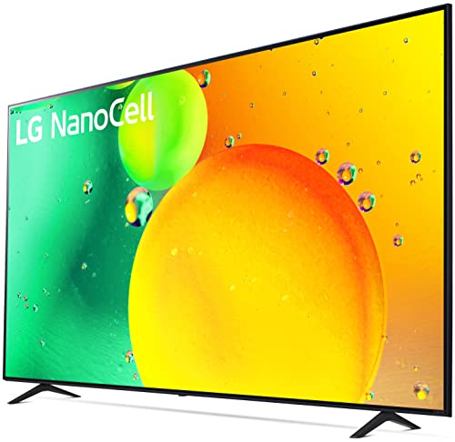 LG 86-Inch Class NANO75 Series Alexa Built-in 4K Smart TV, 120Hz Refresh Rate, AI-Powered 4K, WiSA Ready, Cloud Gaming (86NANO75UQA, 2022)