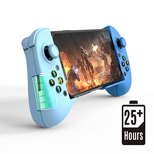 Mobile Game Controller for iphone / Android, ShanWan Q13 Bluetooth Phone Controller for Xbox Game Pass Ultimate, PS Remote Play, Steam, COD, Fortnite, Genshin (Blue)