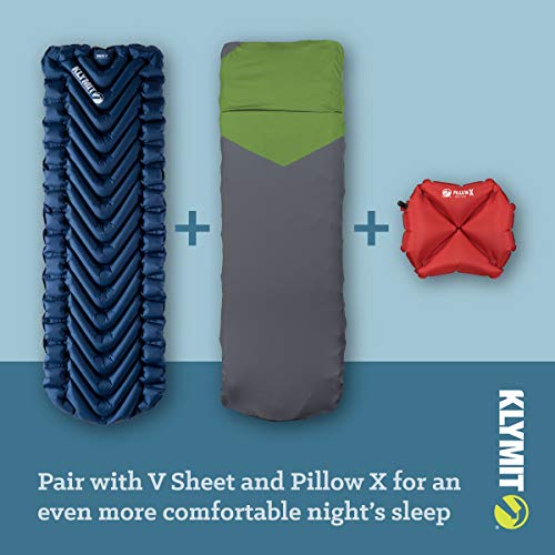 Klymit Static V Lightweight Sleeping Pad, Navy Blue, OS