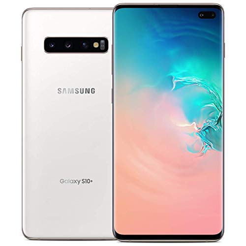 Samsung Galaxy S10+ G975F 512GB Unlocked GSM LTE Phone with Triple 12MP+12MP+16MP Rear Camera (International Variant/US Compatible LTE) - Ceramic White