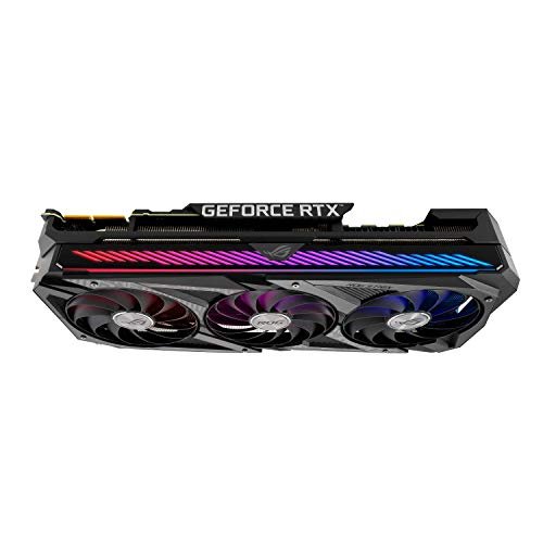 ASUS ROG STRIX NVIDIA GeForce RTX 3090 Gaming Graphics Card- PCIe 4.0, 24GB GDDR6X, HDMI 2.1, DisplayPort 1.4a, Axial-Tech Fan Design, 2.9-Slot