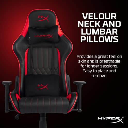 HyperX Blast Core Gaming Chair - Ergonomic Leather Gaming Chair - Kids Chair Gaming - Red Black Gaming Chair - PC Racing Video Game Chair for Kids Adults - Computer Office PC Gamer Chair - Core Chair