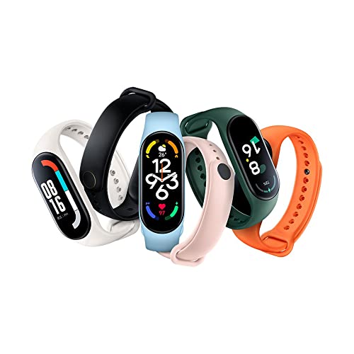 Xiaomi Mi Band 7 Activity Tracker High-Res 1.62" AMOLED Screen, Bluetooth 5.2, 120 Sports Modes, Optical Heart Rate & Blood Oxygen Sensor, 24HR Heart Rate & Sleep Monitor Smart Watch