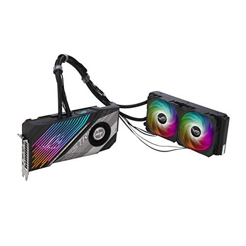 ASUS ROG Strix LC AMD Radeon™ RX 6800 XT OC Edition Gaming Graphics Card ( PCIe 4.0, 16GB GDDR6, HDMI 2.1, DisplayPort 1.4a, Full-Coverage Cold Plate, 240mm Radiator, 600mm tubing, GPU Tweak II)