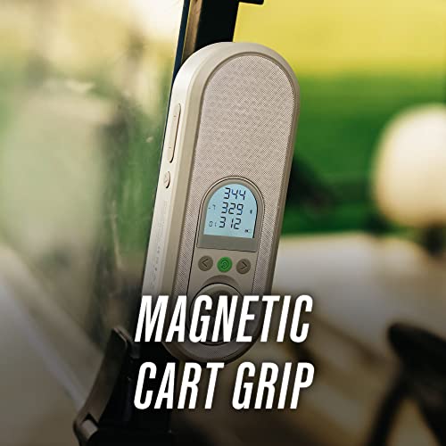 Precision Pro Ace Smart GPS Golf Speaker - Bluetooth Golf Cart Speaker with Mangetic Cart Mount, Music & GPS Golf Audible Distances, Personalized Yardages, Rechargeable Battery & 37,000+ Courses