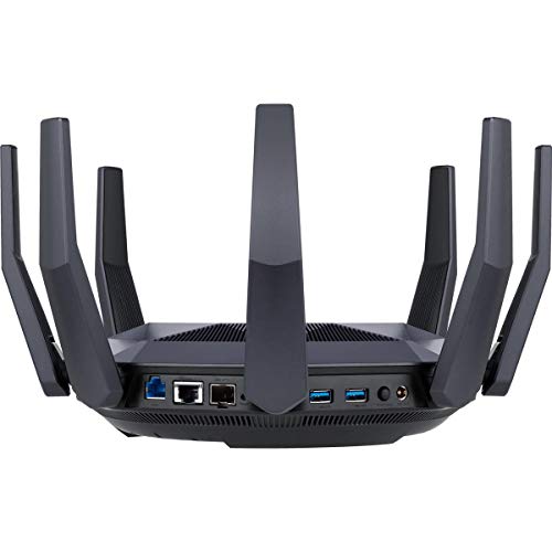 ASUS AX6000 WiFi 6 Gaming Router (RT-AX89X) - Dual Band 12-Stream Gigabit Wireless Internet Router, Dual 10G Ports, Gaming & Streaming, AiMesh Compatible, Included Lifetime Internet Security