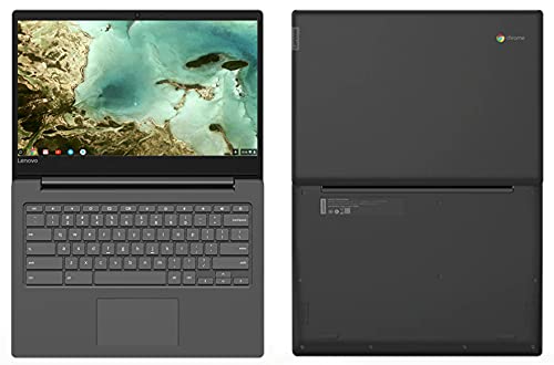 Lenovo Chromebook S330 Laptop Computer, 14-Inch HD Display, Mediatek Quad-Core MT8173C, 4GB RAM, 32GB eMMC, Webcam, USB-C, HDMI, Bluetooth, SD Card Reader, Chrome OS, Black, TiTac Card