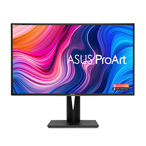 ASUS ProArt PA329C 32” 4K (3840 x 2160) HDR10 DisplayHDR600 Monitor 100% Adobe RGB IPS Eye Care DisplayPort USB Type-C HDMI, Black