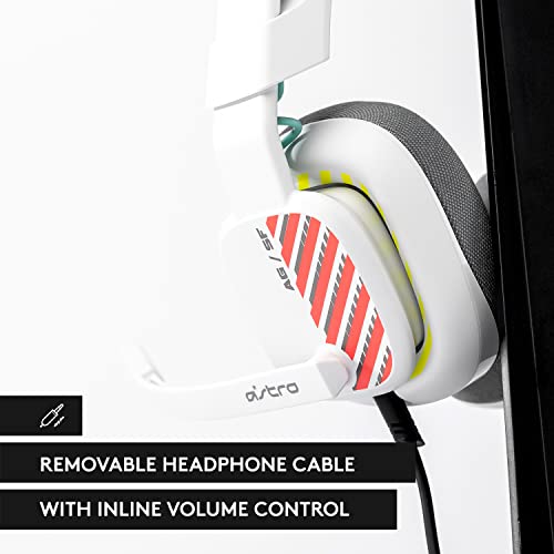 Astro A10 Gaming Headset Gen 2 Wired Headset - Over-Ear Gaming Headphones with flip-to-Mute Microphone, 32 mm Drivers, for Xbox Series X|S, Xbox One, Nintendo Switch, PC, Mac & Mobile Devices - White