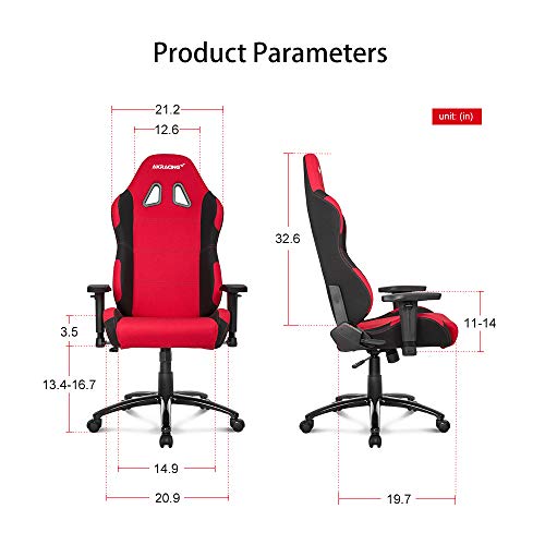 AKRacing Core Series EX Gaming Chair, Red/Black