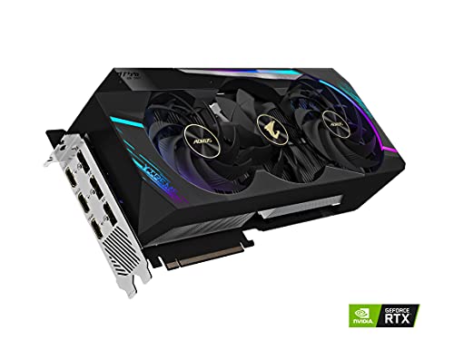 GIGABYTE AORUS GeForce RTX 3080 Ti Xtreme 10G Graphics Card, Max Covered Cooling, 12GB 384-bit GDDR6X, GV-N308TAORUS X-12GD Video Card