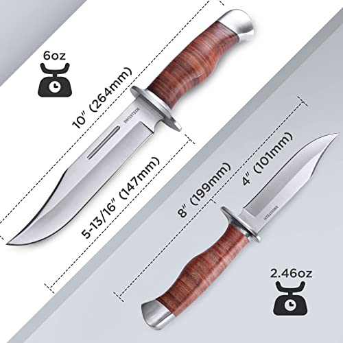 Swiss+Tech Fixed Blade Knife+2 Pack LED Camping Lantern