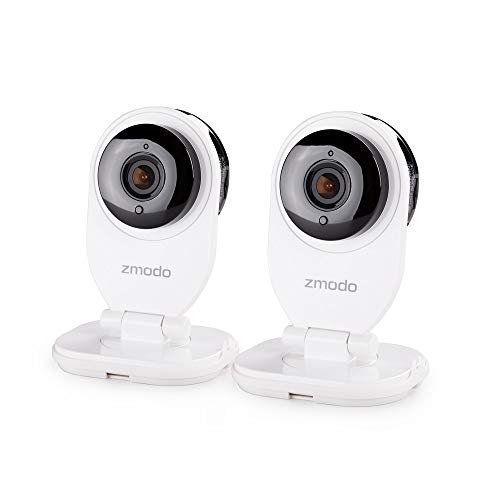 Zmodo ZM-SH721-SD 720p Wireless Wireless Home Security Camera, EZ Camera with 16GB SD Card 2 Pack, Motion Detection, Night Vision